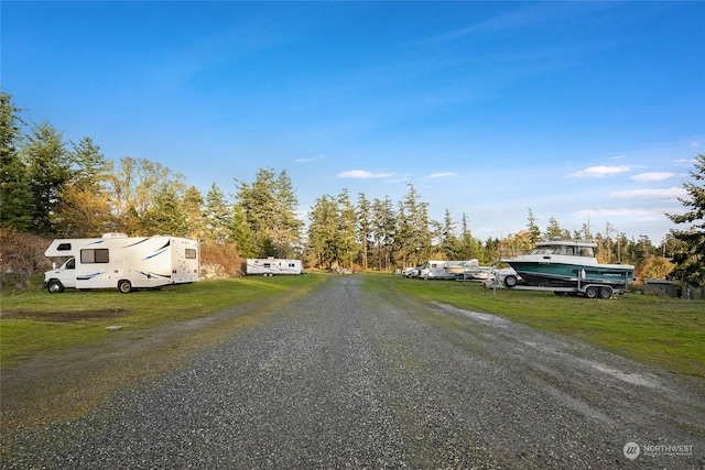 view of road