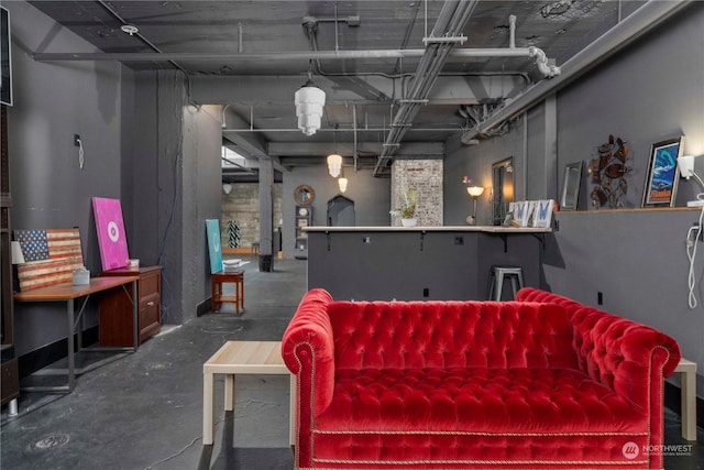 744 Market St Unit 101C, Tacoma, WA 98402 - miscellaneous room featuring concrete flooring