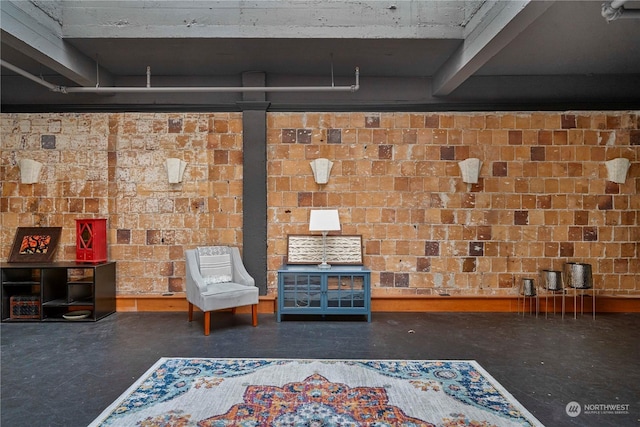 744 Market St Unit 101C, Tacoma, WA 98402 - sitting room featuring concrete floors
