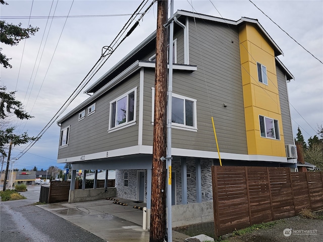 view of home's exterior