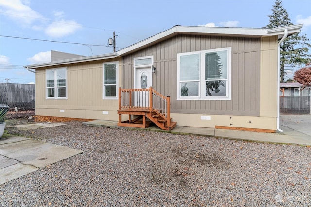 view of manufactured / mobile home