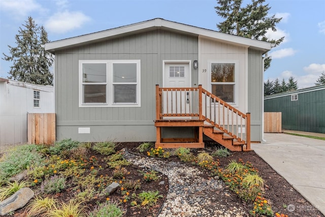 view of manufactured / mobile home