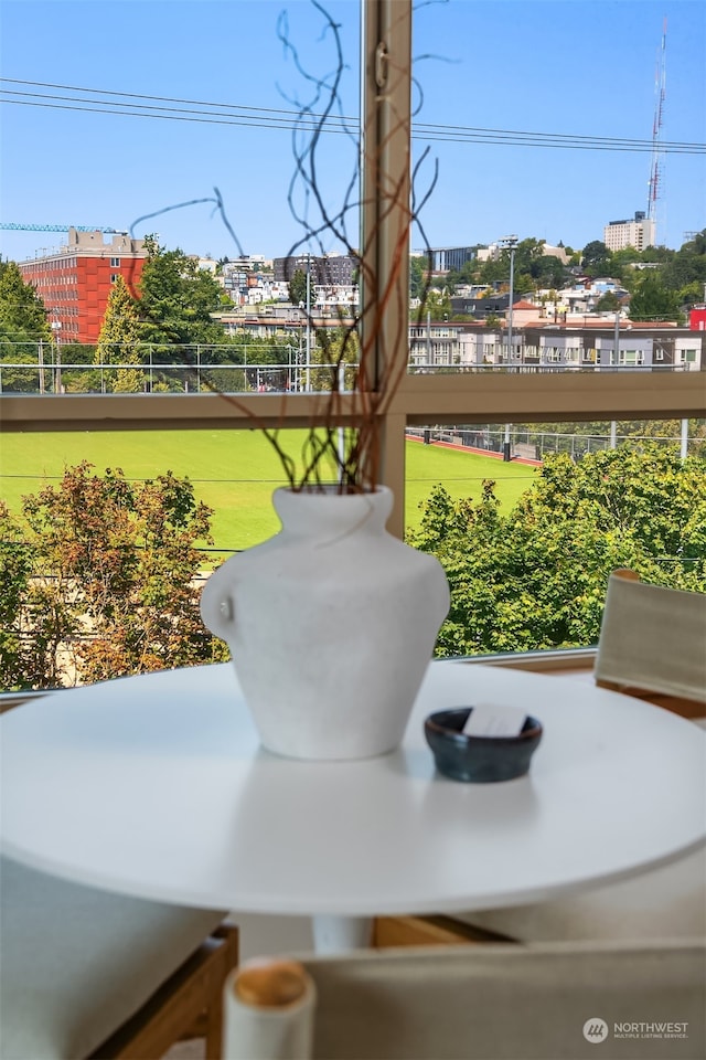 view of patio / terrace with a balcony