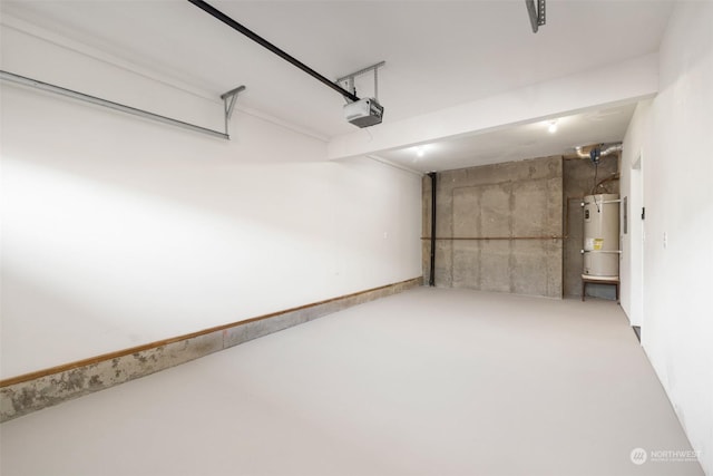 2606 Peach Ct Unit B, Port Angeles, WA 98363 - garage with a garage door opener and water heater