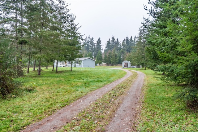 view of road