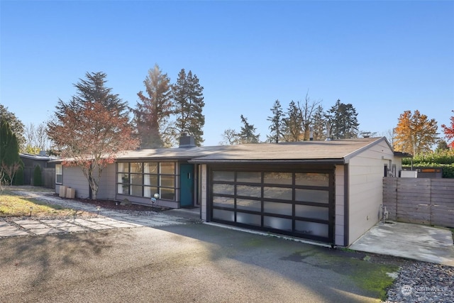 ranch-style house with a garage