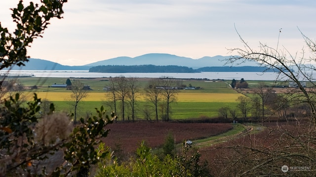 property view of mountains with a rural view