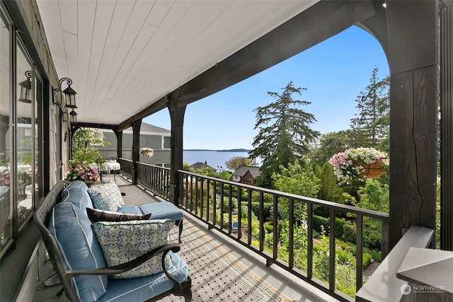 2810 46th Ave W, Seattle, WA 98199 - balcony featuring a water view