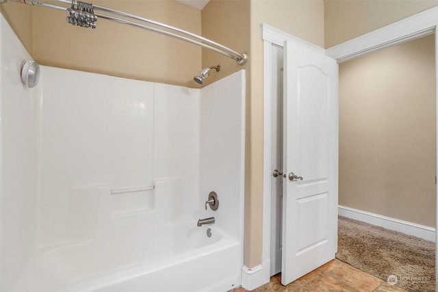 20086 Cherry Rd NW, Soap Lake, WA 98851 - bathroom with bathing tub / shower combination and baseboards