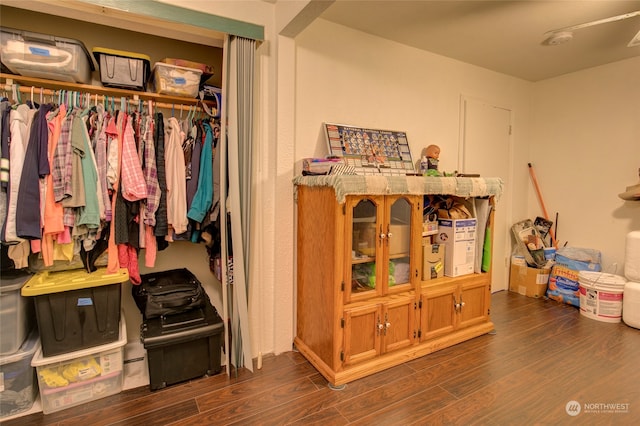 view of closet