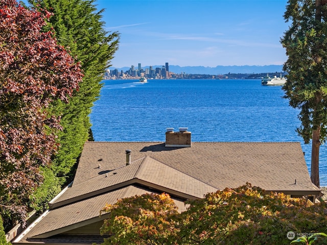 view of water feature