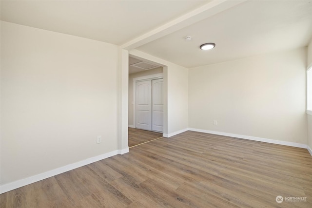 603 Military St, Walla Walla, WA 99362 - spare room with wood-type flooring
