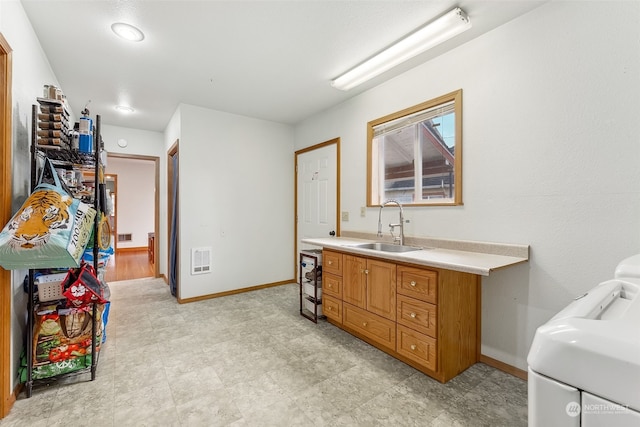 kitchen featuring sink