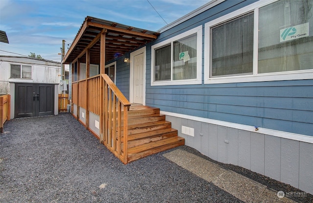 view of property entrance