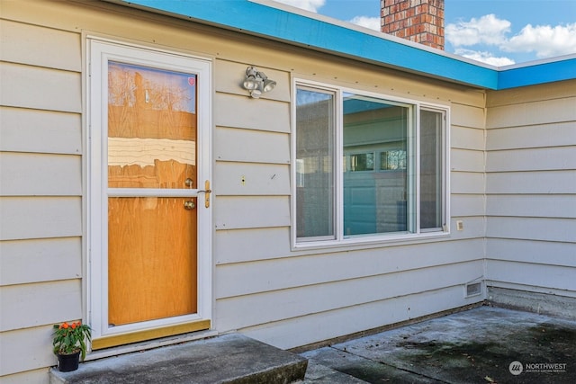 view of entrance to property