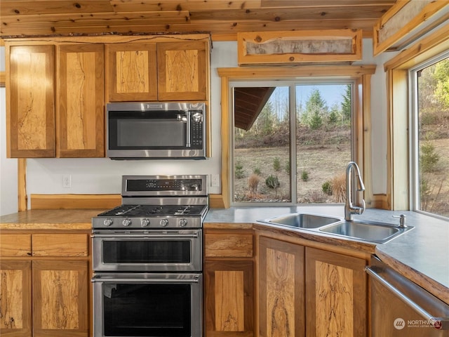 kitchen featuring sink and stainless steel appliances