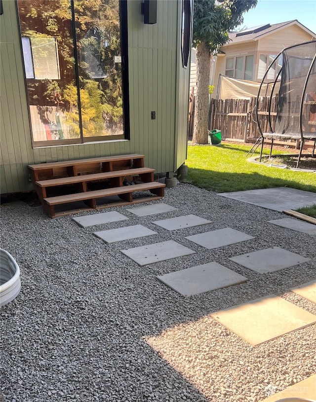 view of yard featuring a patio