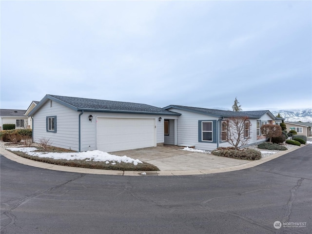 ranch-style house with a garage