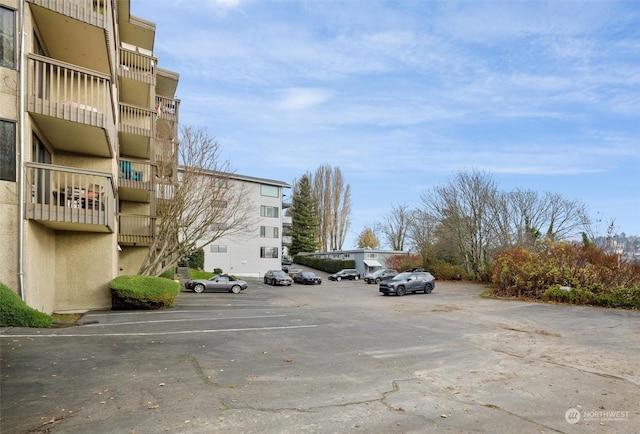 view of car parking