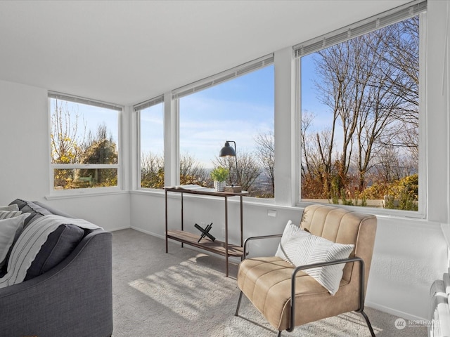 sunroom with a wealth of natural light