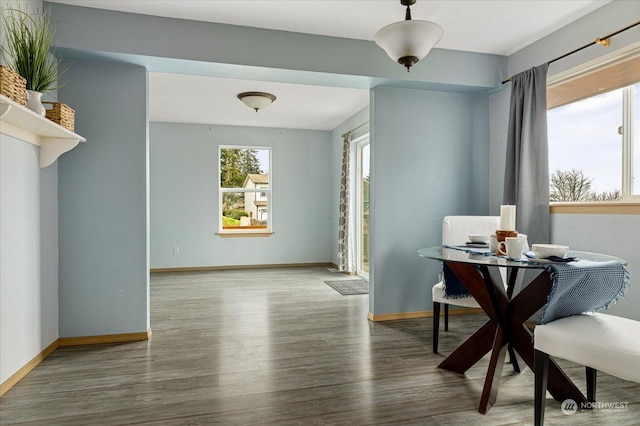233 Calhoun Loop, Coupeville, WA 98239 - dining area featuring wood finished floors and baseboards
