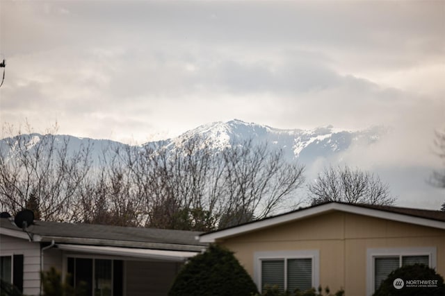 view of mountain feature