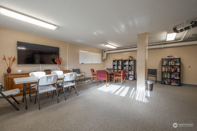 interior space with carpet floors