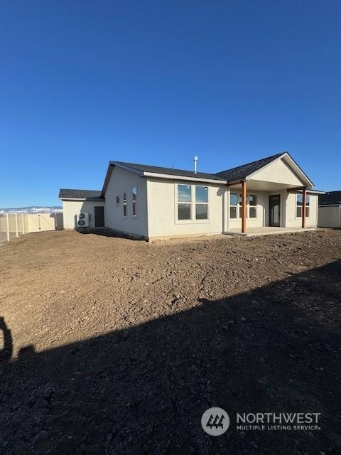 back of house featuring a patio