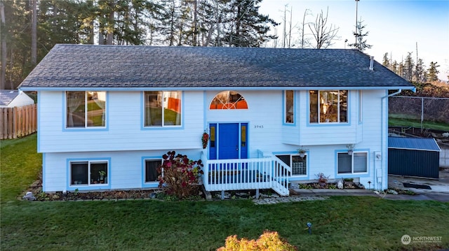 3945 Magrath Rd, Bellingham, WA 98226 - bi-level home with a shingled roof