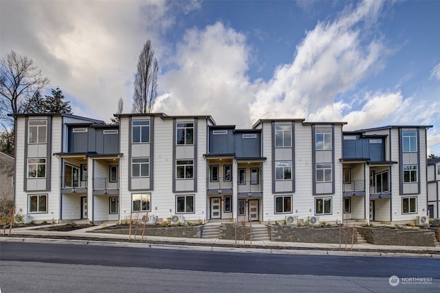 view of property with a residential view