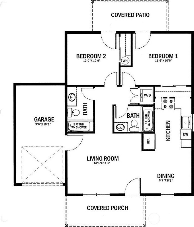 111 7th St SW, Long Beach, WA 98631 - view of home floor plan