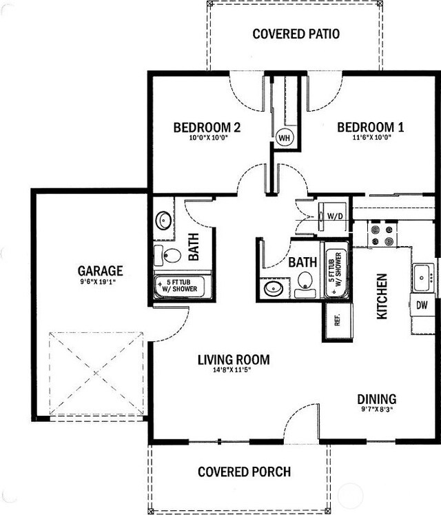 111 7th St SW, Long Beach, WA 98631 - view of home floor plan