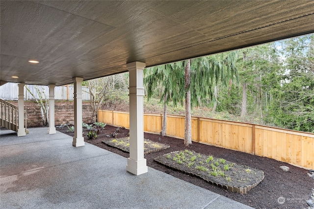 view of patio