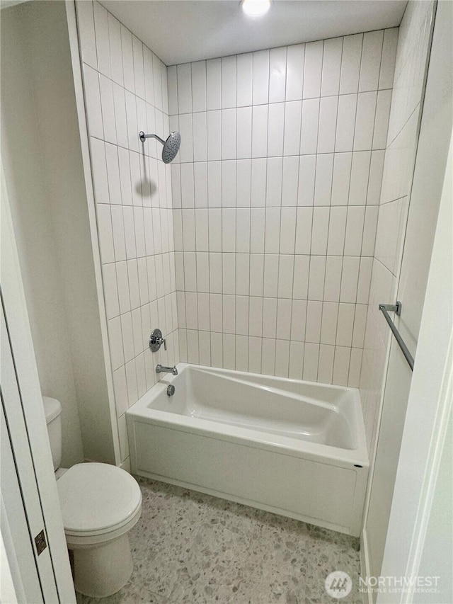 full bath featuring shower / bathtub combination and toilet