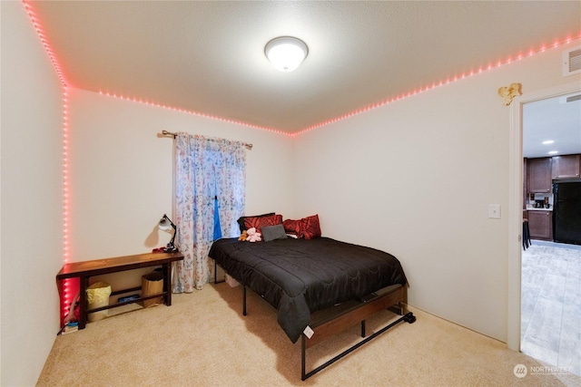 bedroom with carpet flooring