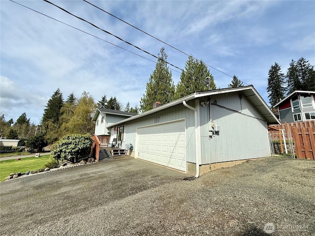 117 Heritage Dr, Elma, WA 98541 - exterior space with fence and aphalt driveway