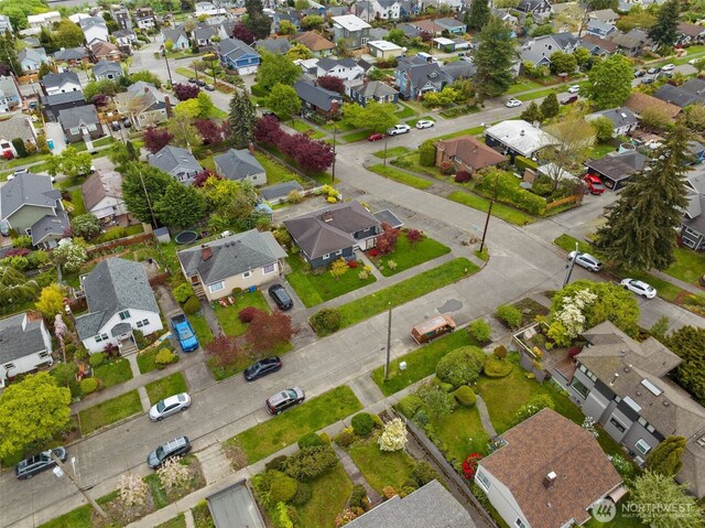 birds eye view of property featuring a residential view