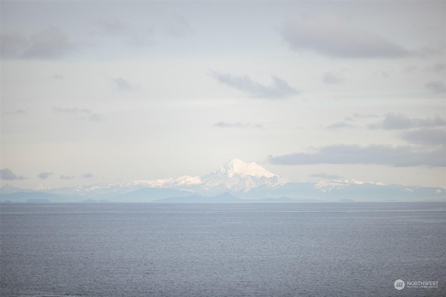 water view featuring a mountain view