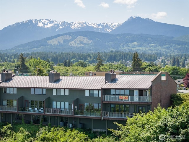 306 E Front St Unit 2, Port Angeles, WA 98362 - view of mountain backdrop with a forest