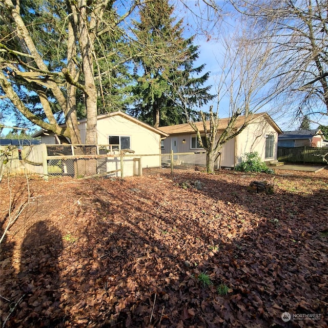 view of rear view of house