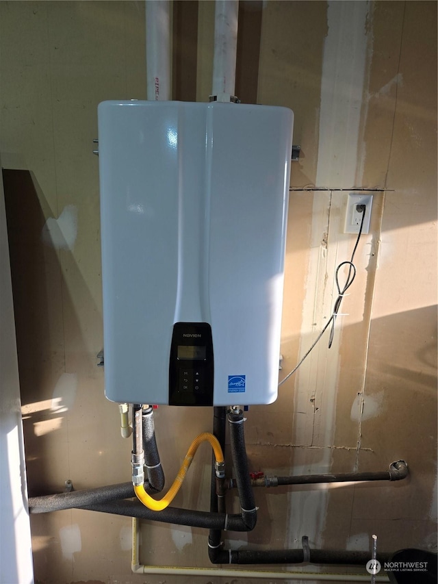 utilities with tankless water heater