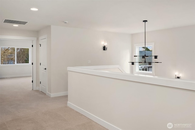 21416 116th Ave SE Unit 5, Kent, WA 98031 - hallway with light colored carpet and recessed lighting