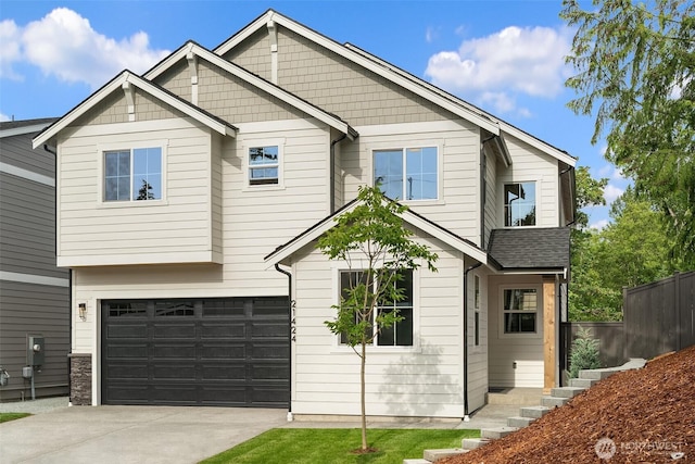21416 116th Ave SE Unit 5, Kent, WA 98031 - craftsman-style home featuring concrete driveway and an attached garage
