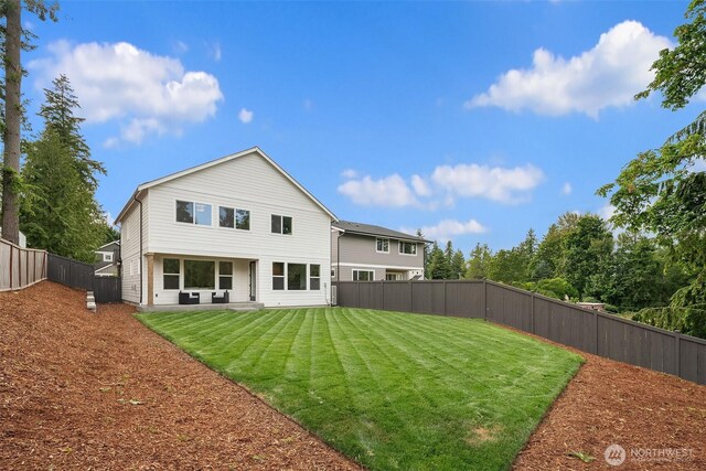 21416 116th Ave SE Unit 5, Kent, WA 98031 - back of property featuring a fenced backyard