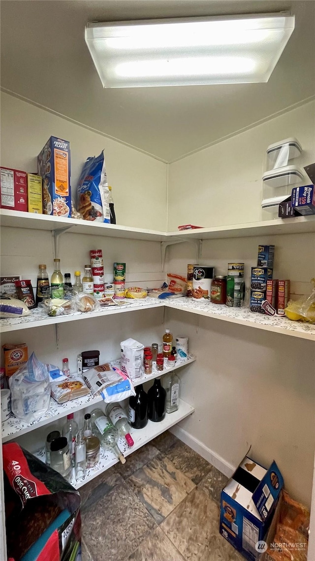 view of pantry