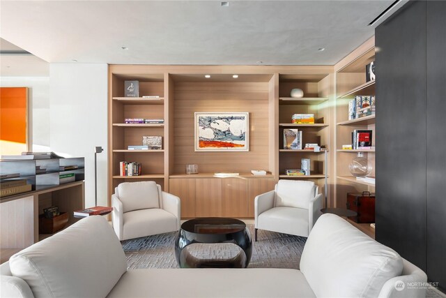 5505 Lake Washington Blvd NE Unit 1-D, Kirkland, WA 98033 - sitting room featuring built in features