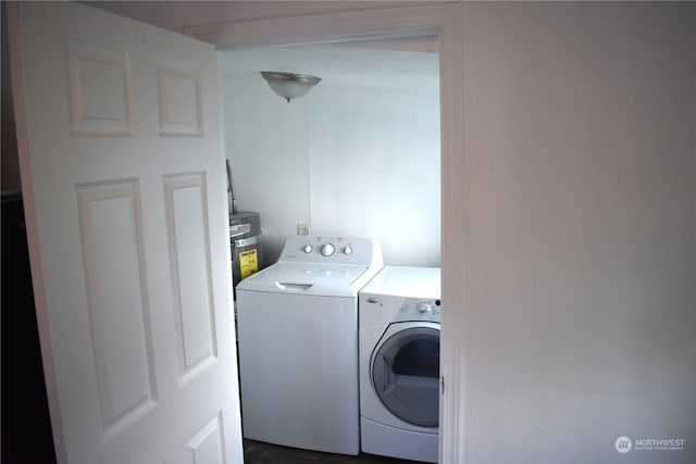 washroom featuring independent washer and dryer