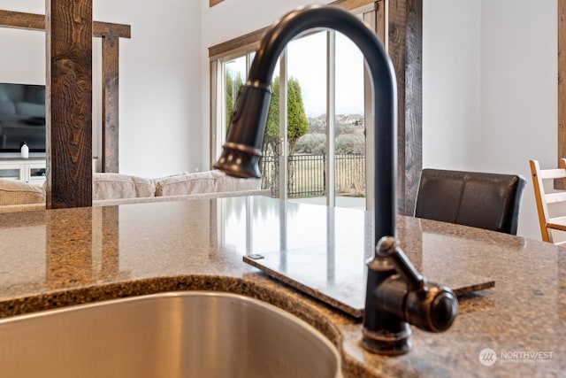 interior details with sink