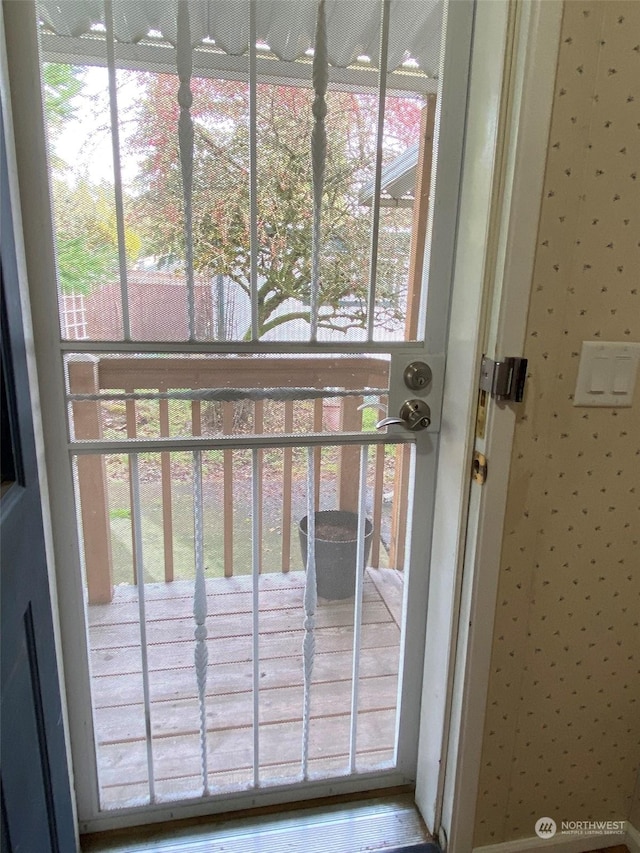 entryway with a healthy amount of sunlight