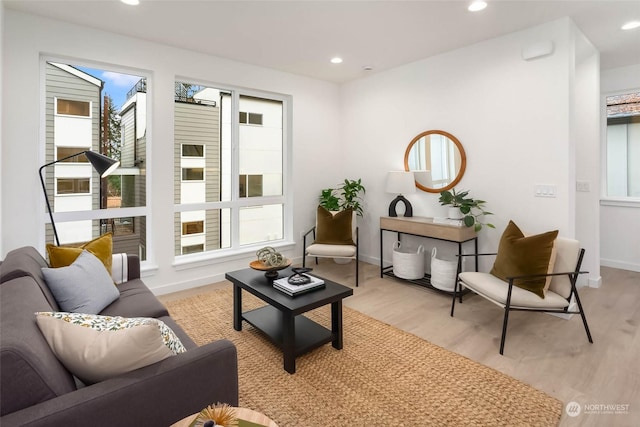 interior space featuring light hardwood / wood-style flooring